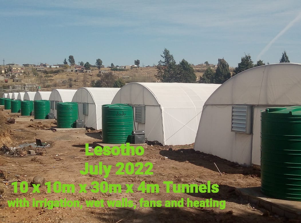 greenhouse installations and Irrigation